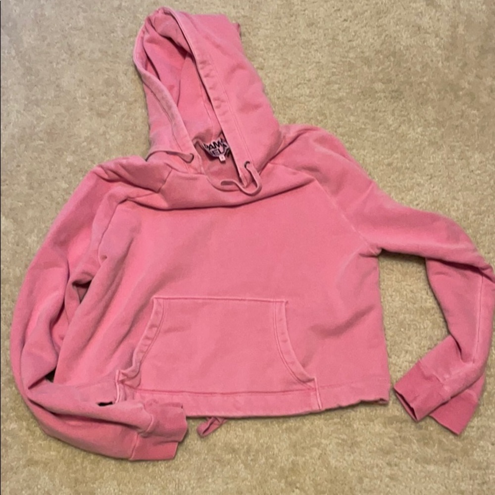 Pam & Gela oversized crop sweatshirt